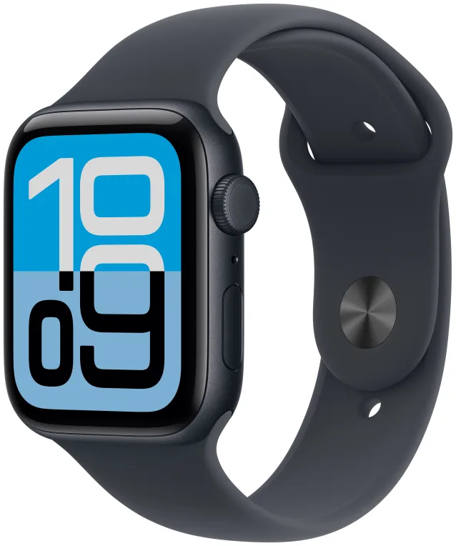 Apple Watch SE3/ GPS/ Cellular/ 44mm/ Caja de Aluminio Medianoche/ Correa Deportiva Medianoche M/L