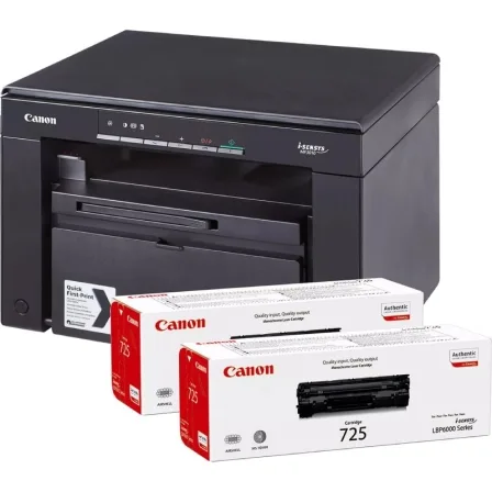 Multifunción Láser Monocromo Canon I-SENSYS MF3010/ Negra