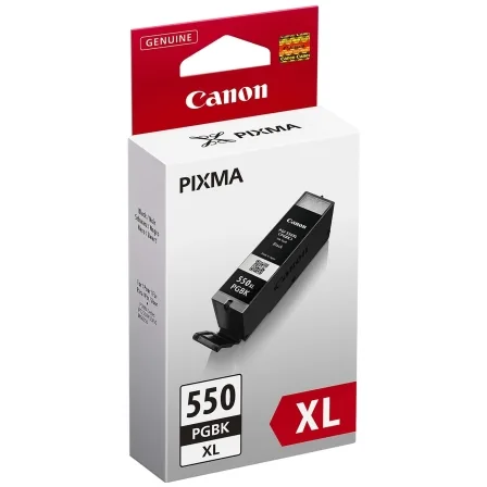 Cartucho tinta canon pgi 550 xl pgbk negro pigmentado mg5450 - ip7250