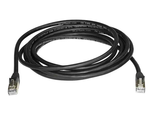 Cable de red startech latiguillo rj45 stp cat6a 3m negro