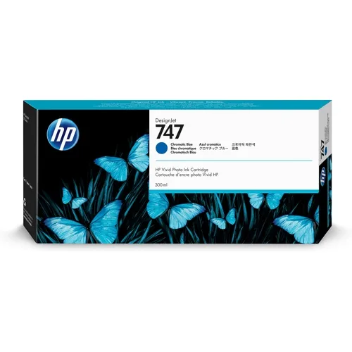 Cartucho tinta hp 747 azul