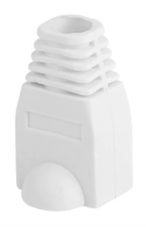 Funda protectora lanberg plb - 1000 - w para conector rj45 pack de 100 unidades blanco