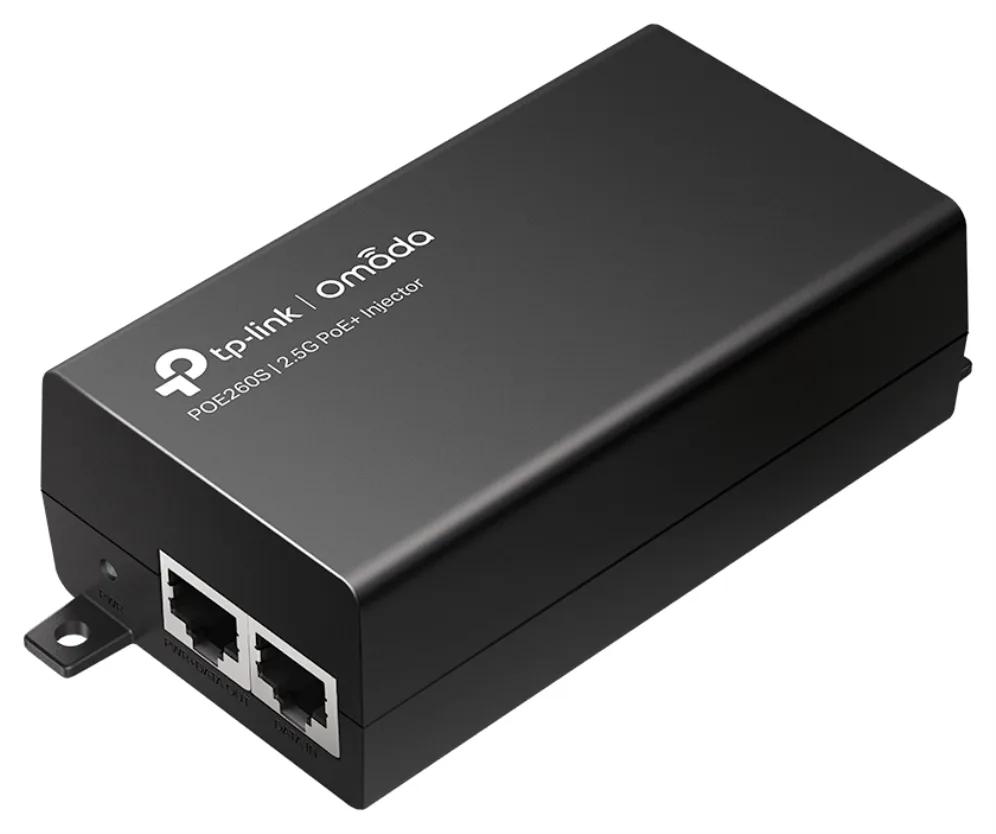 TP-Link Omada POE260S adaptador e inyector de PoE 2.5 Gigabit Ethernet, Ethernet rápido, Gigabit Ethernet