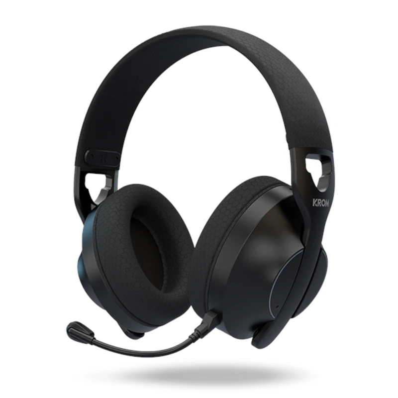 KROM PHASE Auricular GAMING Inalámbrico Negro