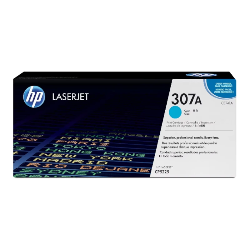 HP Tóner 307 Cyan