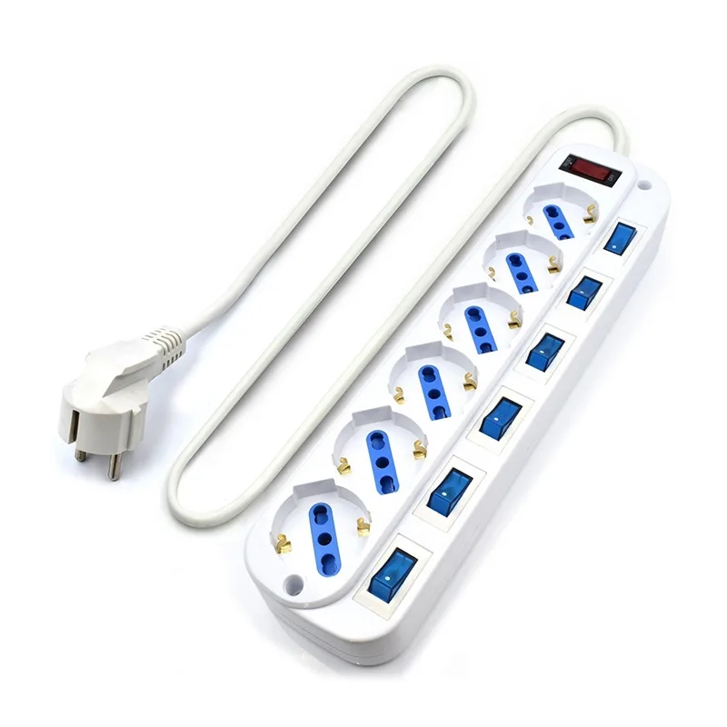 EWENT EW3932 Regleta 6 Tomas - 6 interruptor 1.5 m