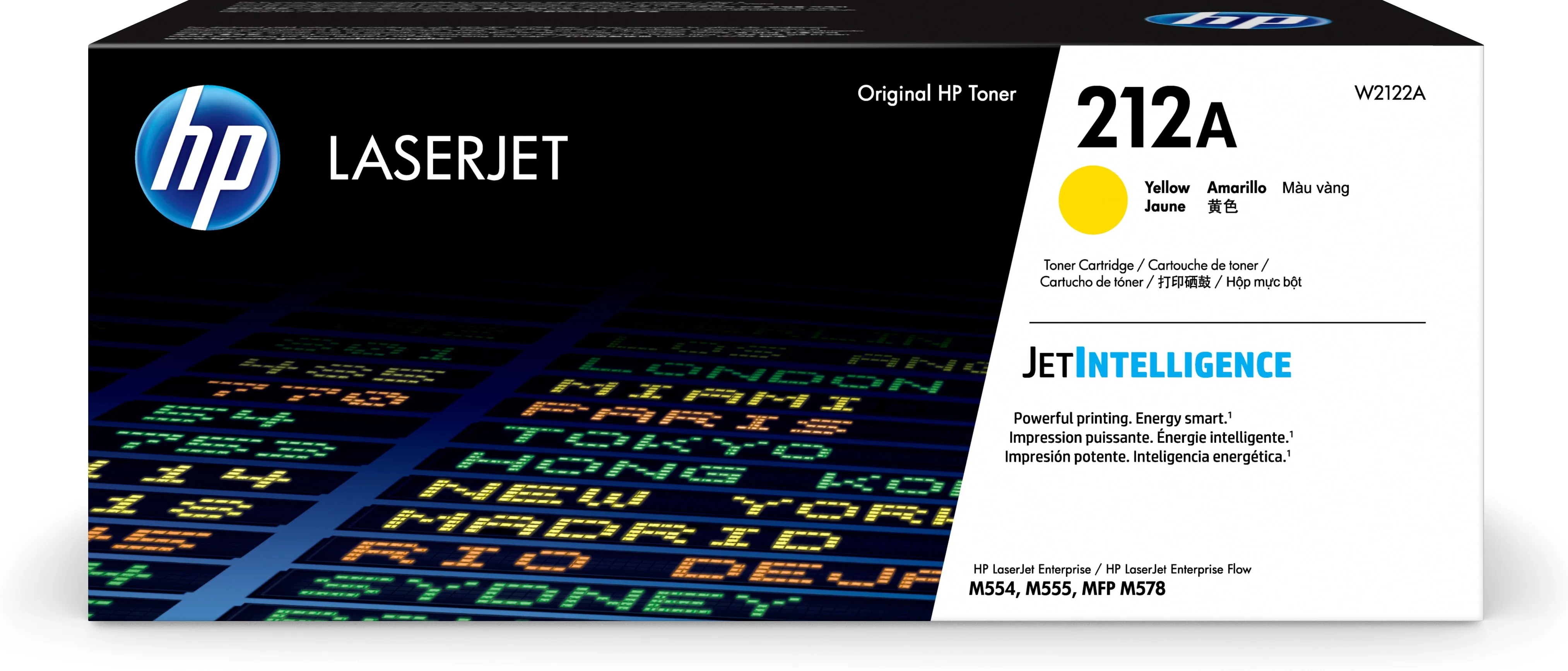 Toner hp 212a w2122a - amarillo m554 - m555 - m578
