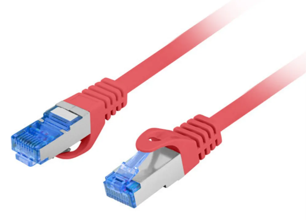 Lanberg PCF6A-10CC cable de red Rojo 5 m Cat6a S/FTP (S-STP)