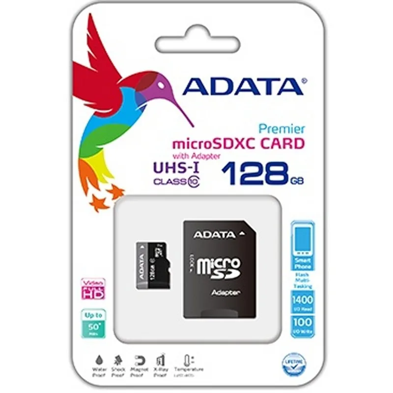 ADATA MicroSDHC 128GB UHS-I CLASS10 c-adapt
