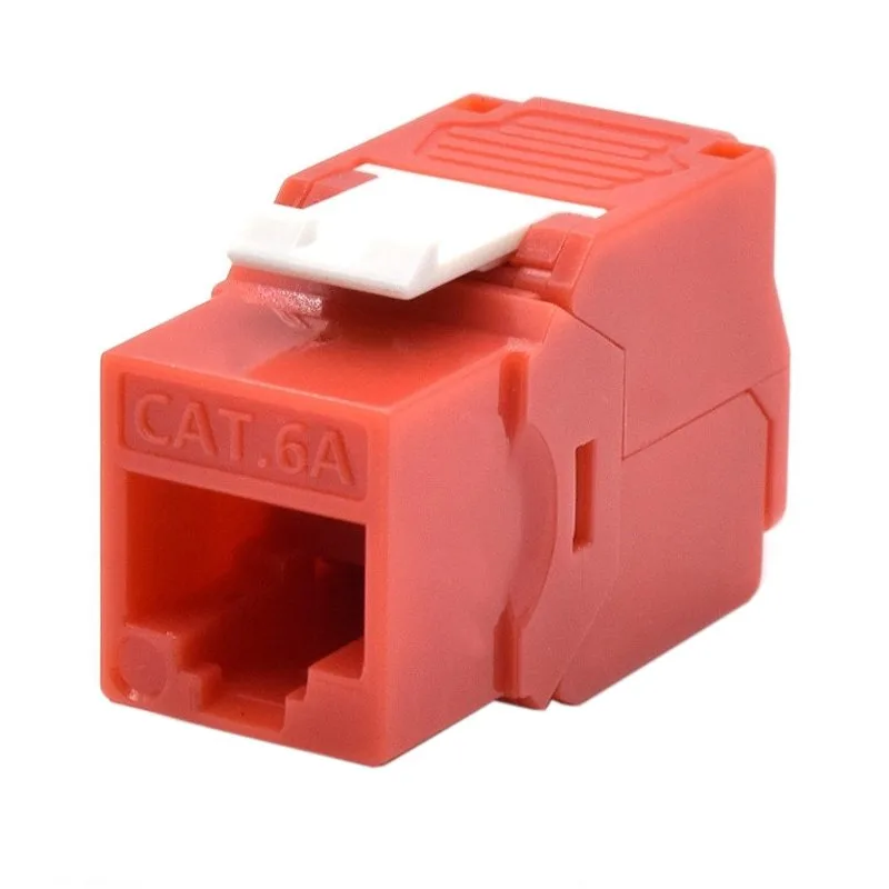 WP Keystone Cat. 6a UTP RJ45-Hembra Rojo