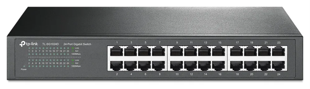 Switch 24 puertos 10 - 100 - 1000 tp - link