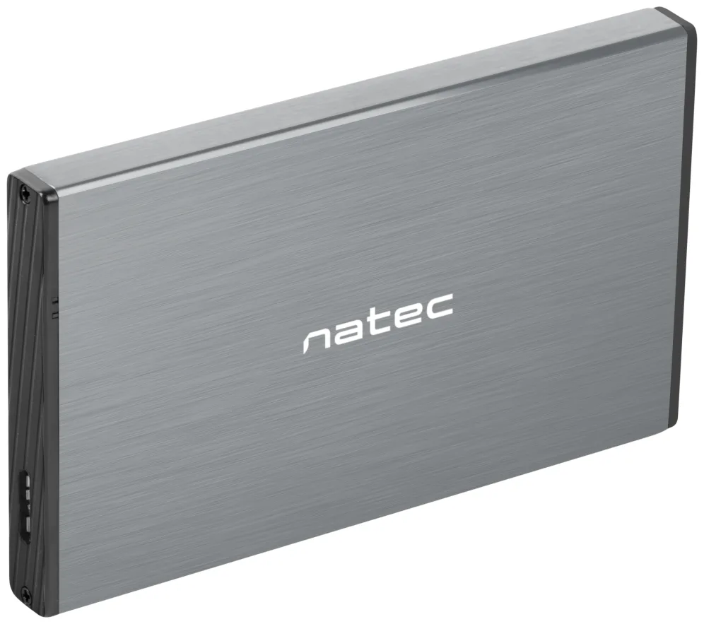 NATEC Rhino GO Carcasa de disco duro/SSD Gris 2.5"