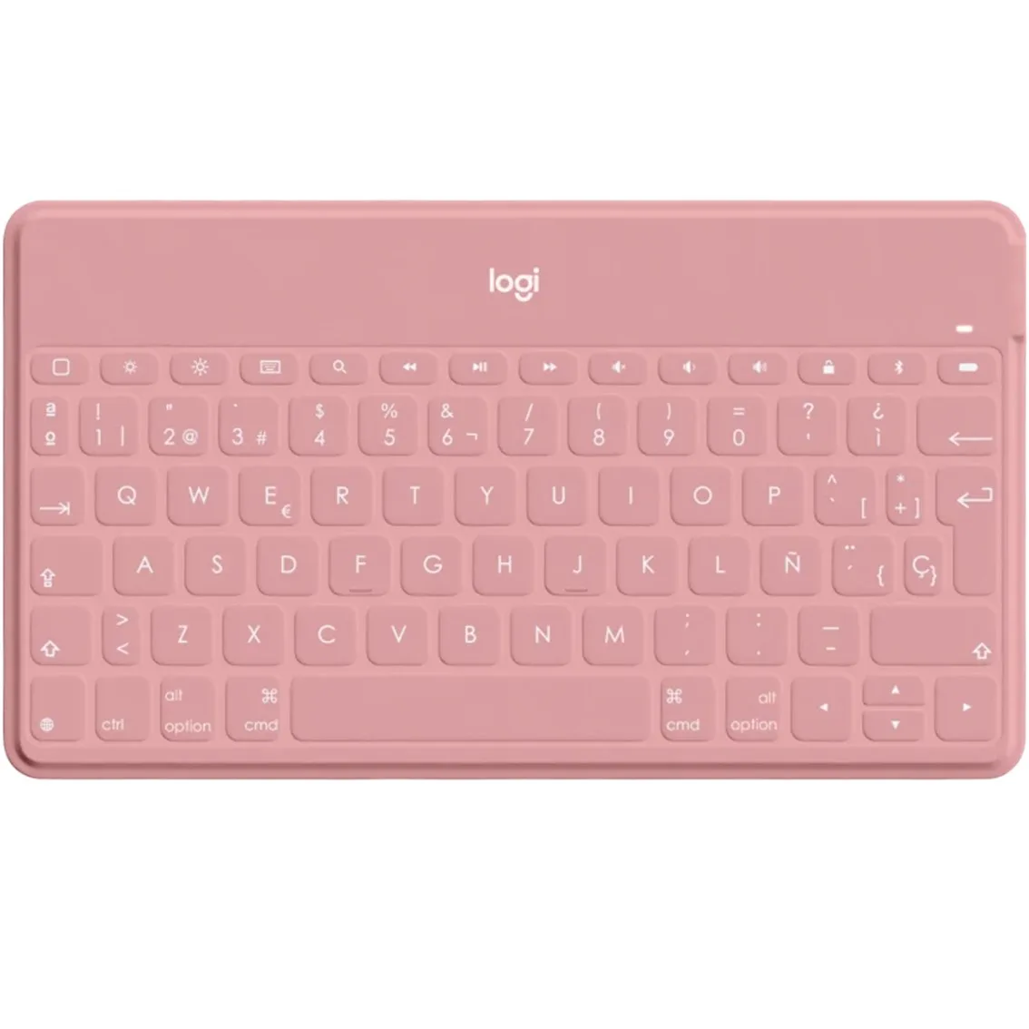 Teclado logitech keys to go wireless inalambrico para iphone ipad y apple tv blush