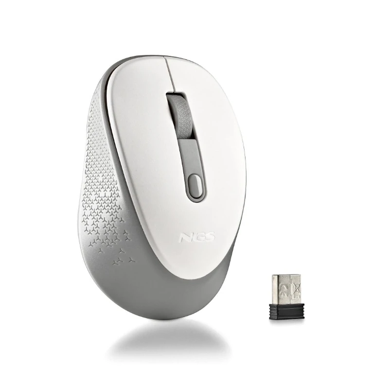 NGS RATON INALAMBRICO 800-1600DPI Blanco