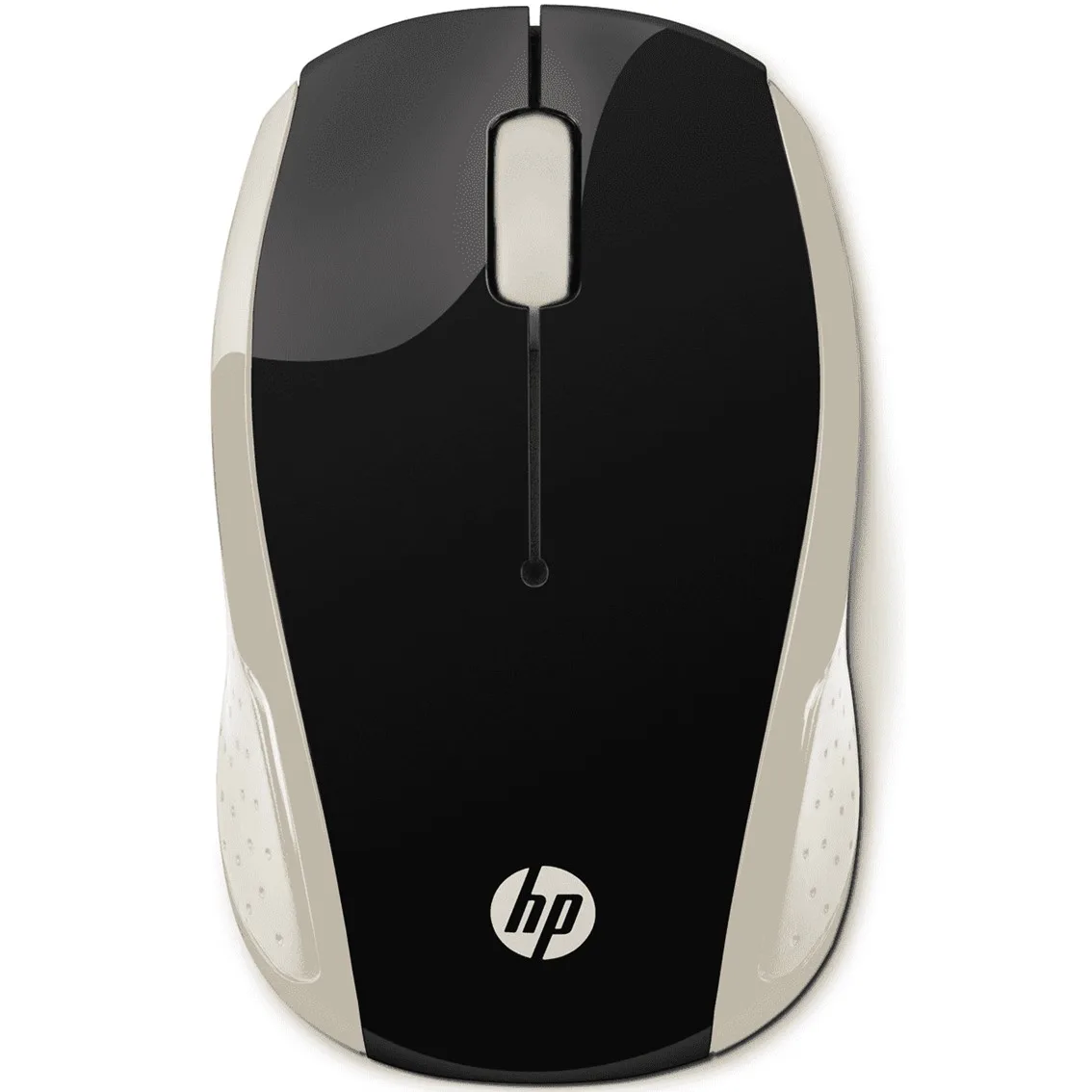 Raton inalambrico hp wireless 200 negro - oro