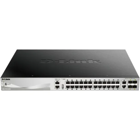 Switch Gestionable D-Link DGS-3130-30PS/E 26 Puertos/ RJ-45 10/100/1000/ SFP