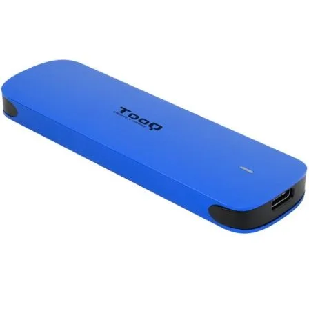 Carcasa disco duro tooq tqe - 2201r para ssd m.2 usb - c azul