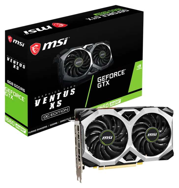 MSI 912-V375-281 tarjeta gráfica NVIDIA GeForce GTX 1660 SUPER 6 GB GDDR6