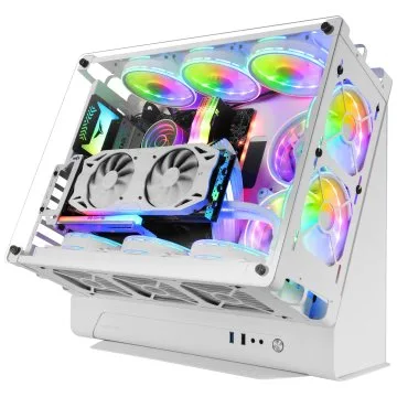 Caja ordenador mars gaming mcz mcb black diseño custom premium sistema modular usb3.0 x1 - usb2.0 x1 - hd audio + mic sin fuente de alimentacion - color blanco