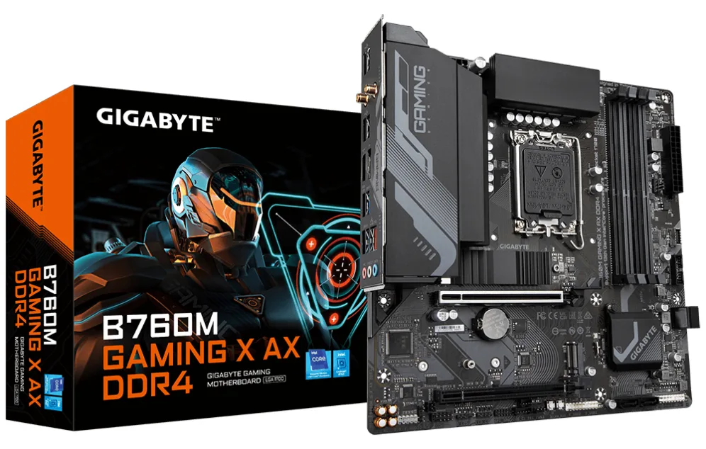 GIGABYTE B760M GAMING X AX DDR4 placa base Intel B760 Express LGA 1700 micro ATX