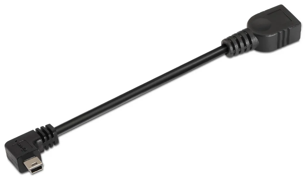 AISENS A101-0034 cable USB USB 2.0 0,15 m Mini-USB B USB A Negro