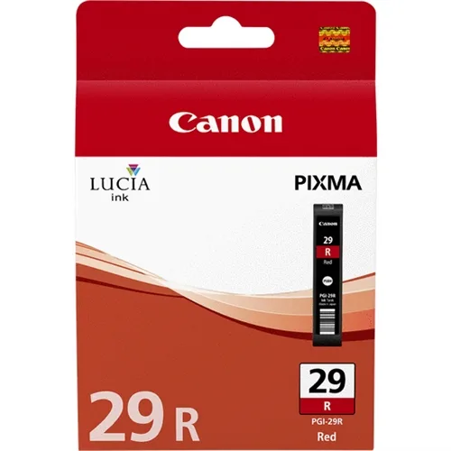 Cartucho tinta canon pgi - 29r rojo pixma pro 1