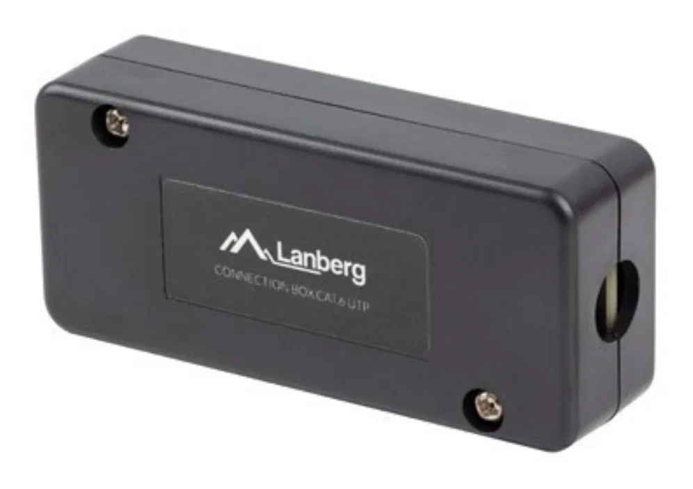 Lanberg PLC-6UL1-B caja de conexiones de red Cat6 Negro