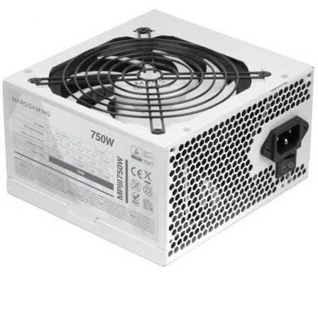 Fuente de alimentacion mars gaming al.mpiii 750w ultra slinet blanca