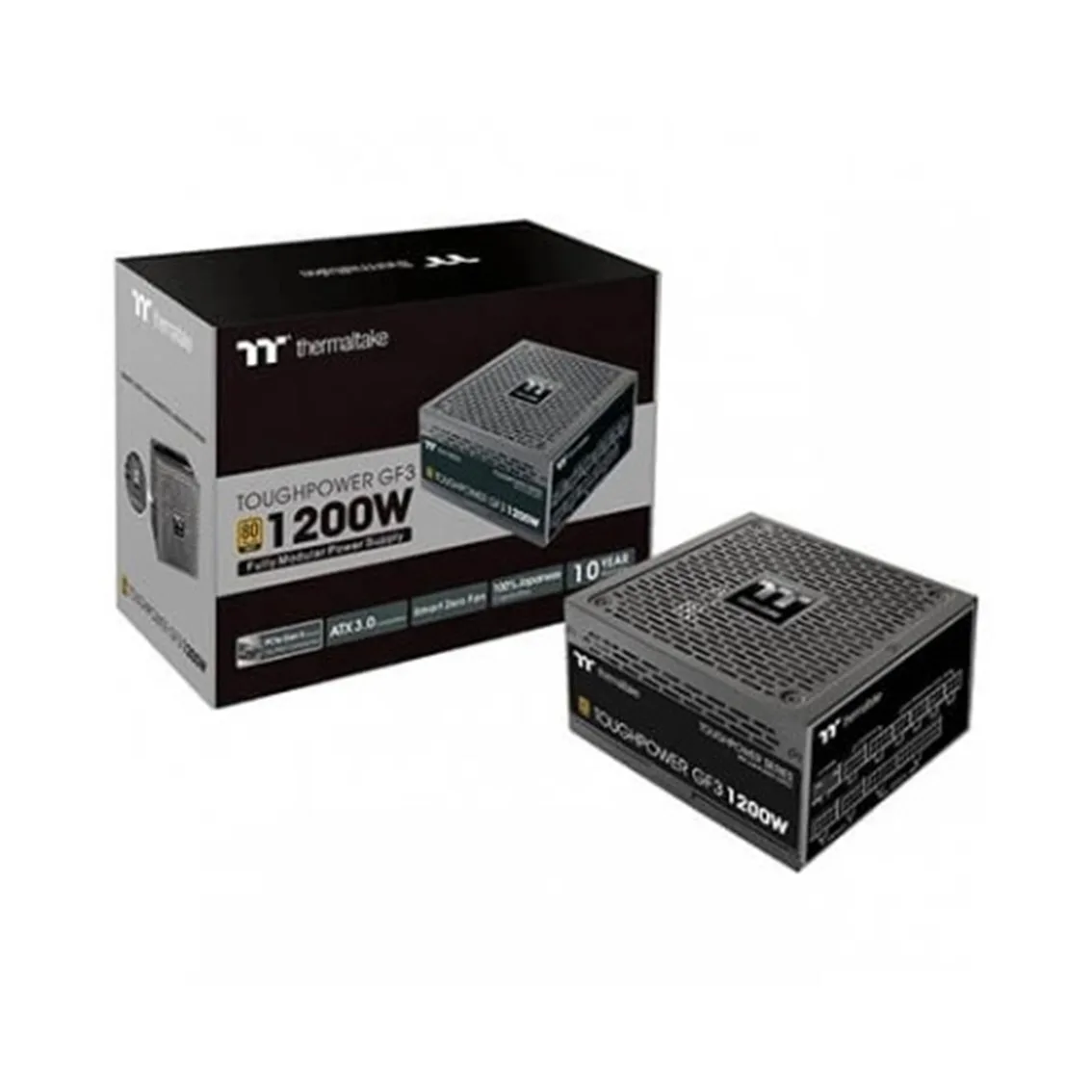 Thermaltake Toughpower GF3 unidad de fuente de alimentación 1200 W 24-pin ATX ATX Negro