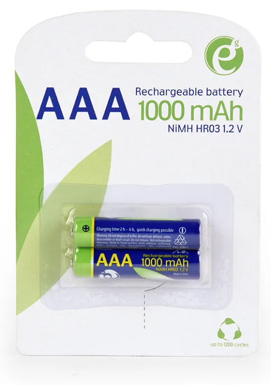 EnerGenie EG-BA-AAA10-01 pila doméstica Batería recargable AAA Níquel-metal hidruro (NiMH)