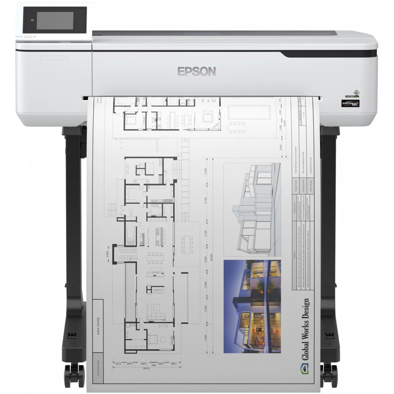 Plotter epson surecolor sc - t3100 a1 24 pulgadas - 2400ppp - 1gb - usb - red - wifi - wifi direct - pedestal