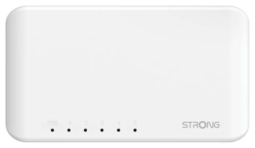 Strong SW5000P switch Gigabit Ethernet (10/100/1000) Blanco