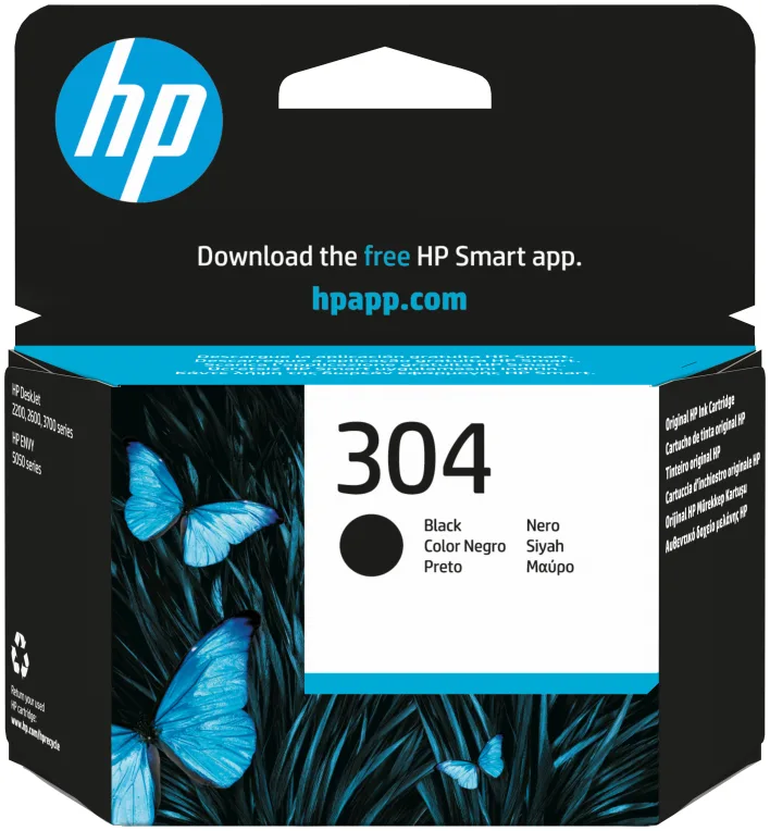 HP Cartucho de tinta Original 304 negro