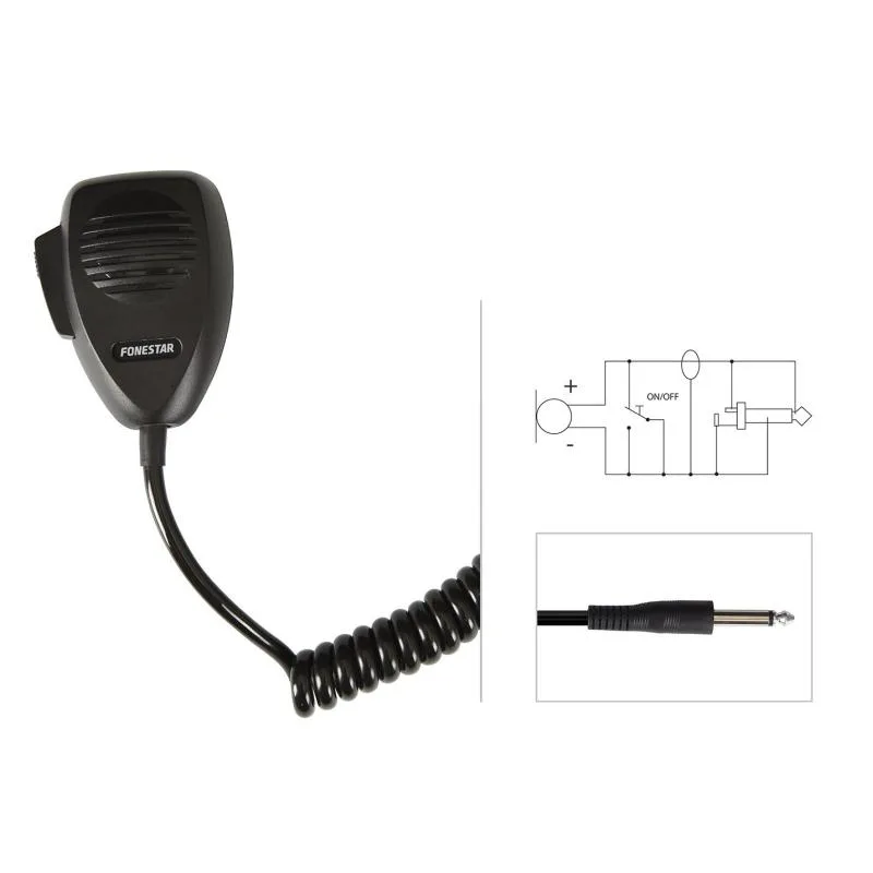 Microfono dinamico fonestar mcd - 364 de comunicaciones