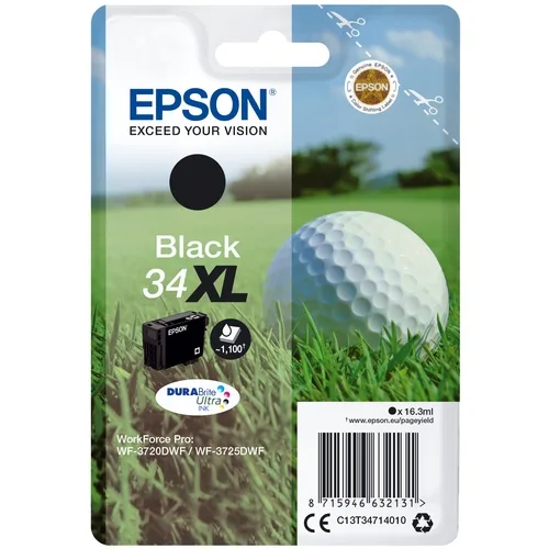 Cartucho tinta epson t3471 negro xl wf3720 - 3720dnf - golf