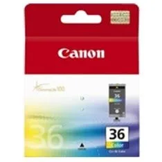 Cartucho tinta canon cli 36 cian - magenta - amarillo pixma mini 260 - ip100