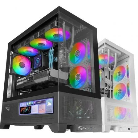 Caja ordenador mars gaming mclcdx atx cristal templado negro