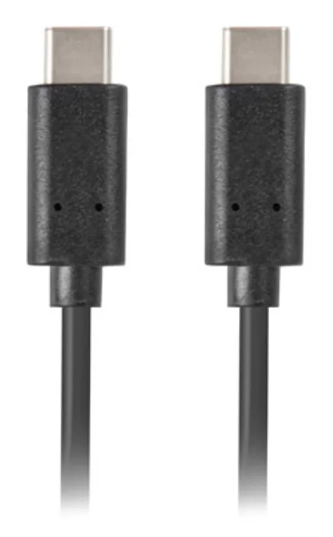 Cable usb lanberg 2.0 macho - usb tipo c macho 1.8m negro