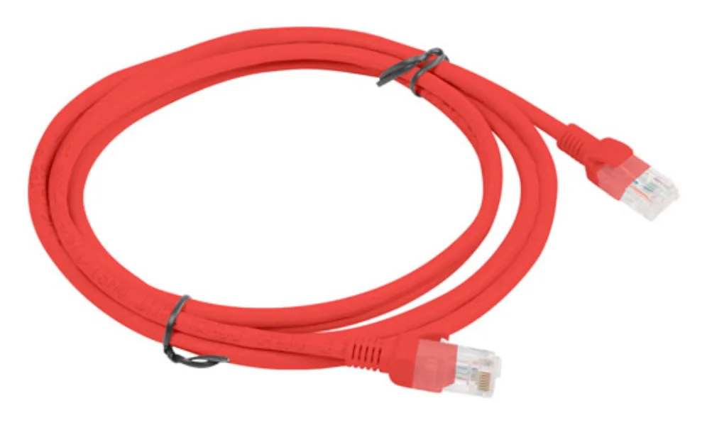 Cable red lanberg latiguillo cat.6 utp 2m rojo fluke passed