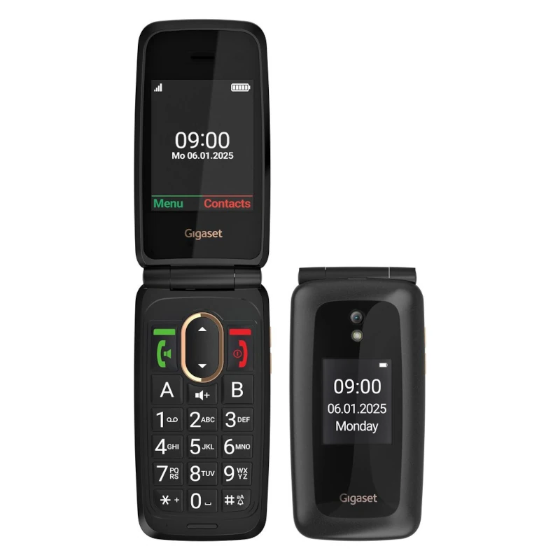 Gigaset Móvil Senior GL795 4G 2.31" Negro + Base