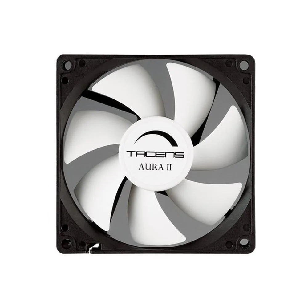 Ventilador caja tacens 2 auraii 90mm negro - blanco