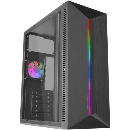 Caja ordenador mars gaming mcblaze atx argb cristal templado negra