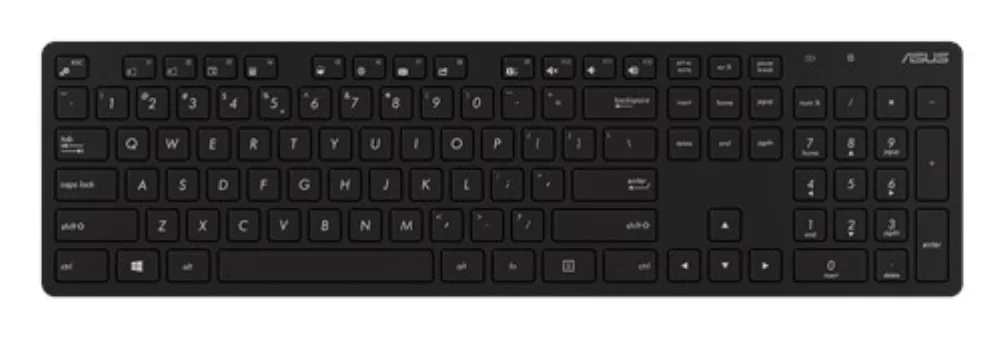 ASUS W5000 teclado Ratón incluido Oficina RF inalámbrico Negro