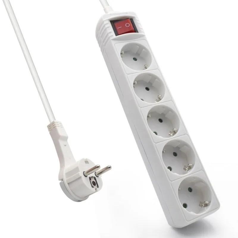 EWENT EW3955 Regleta 5 Tomas - 1 interruptor 1.5m