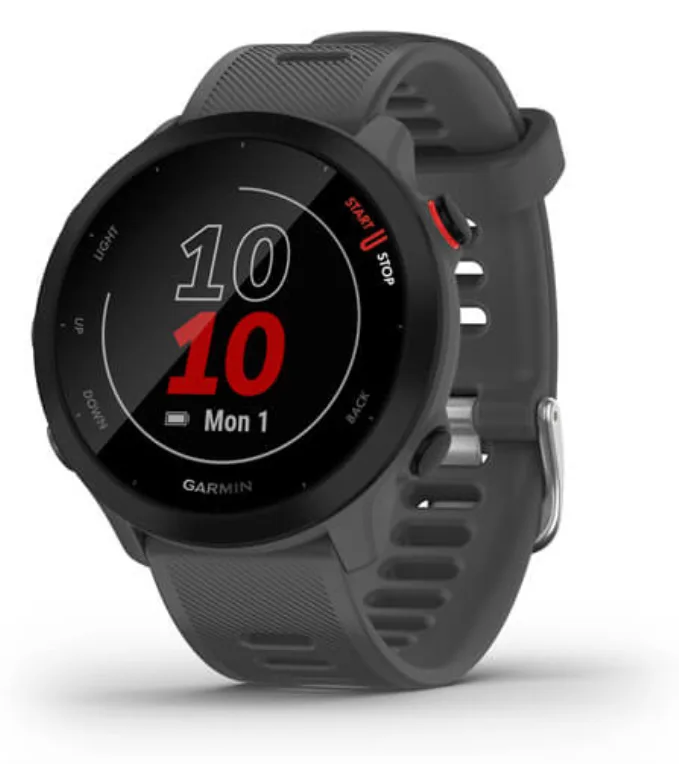 Garmin Forerunner 55 MIP 42 mm Digital 208 x 208 Pixeles Pantalla táctil Gris GPS (satélite)