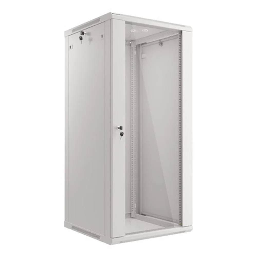 Lanberg WF01-6627-10S armario rack 27U Bastidor de pared Blanco