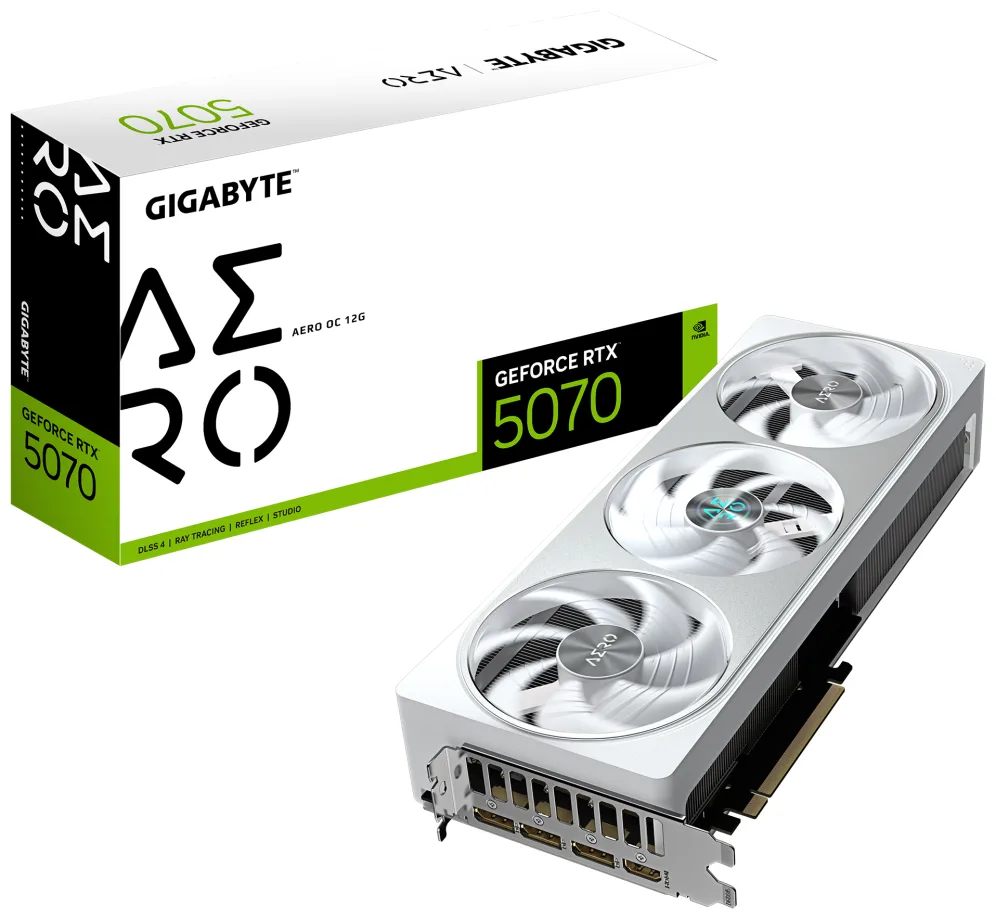 Gigabyte VGA NVIDIA RTX 5070 Aero OC 12GB DDR7