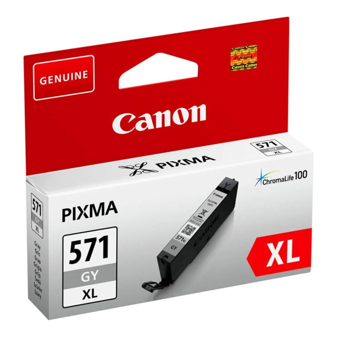 Cartucho tinta canon cli - 571gy xl gris mg5750