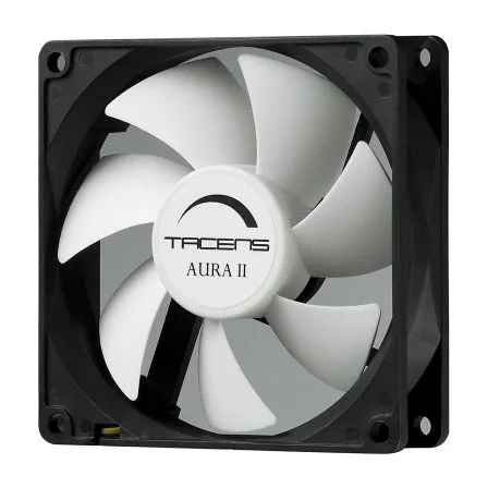 Ventilador caja tacens 2 auraii 90mm negro - blanco