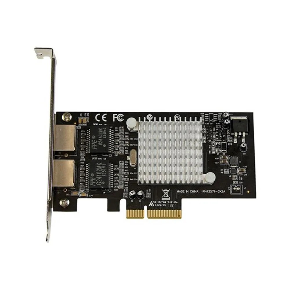 Tarjeta de red startech st2000spexi 2x rj45